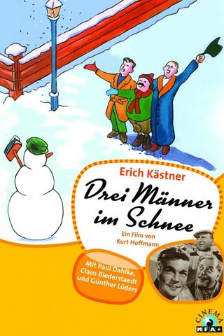 Drei Männer im Schnee